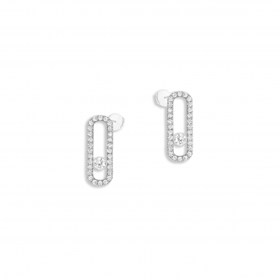 MESSIKA MOVE UNO PAVÉ DIAMOND EARRINGS
